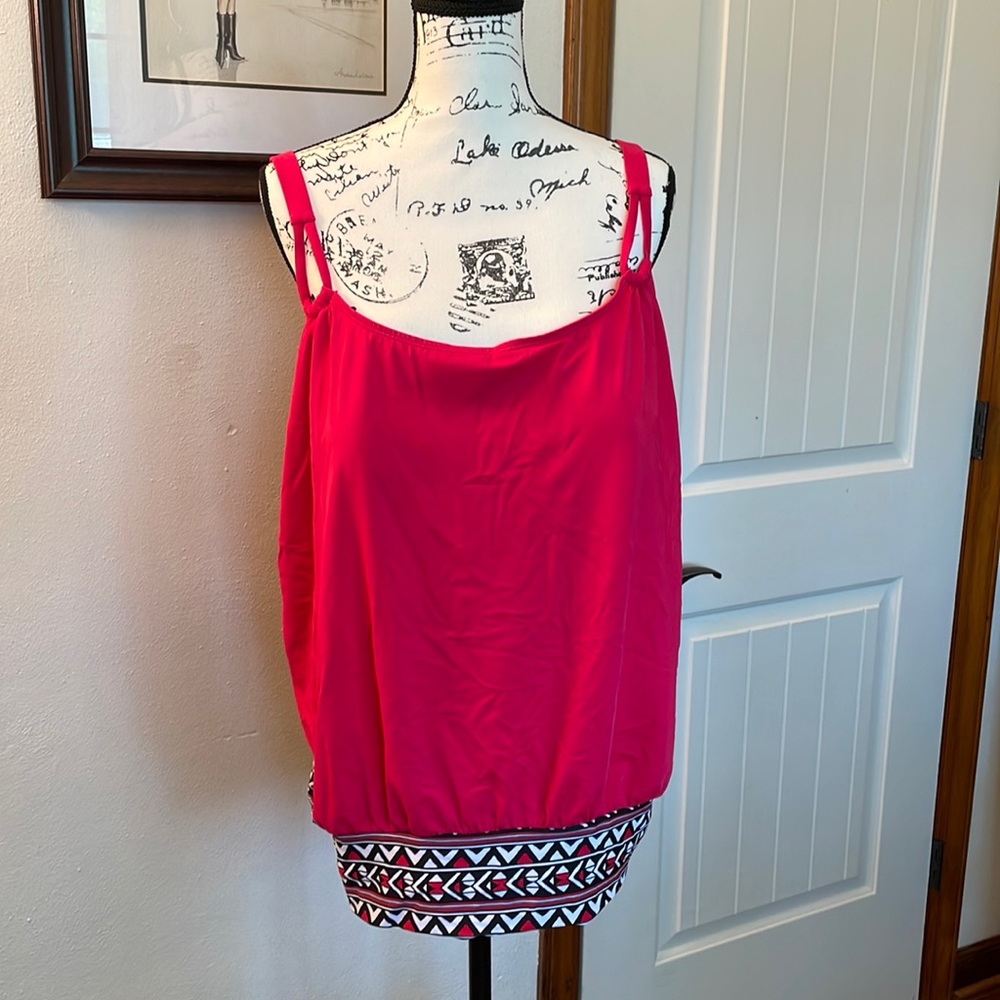 Worn once! Tankini top